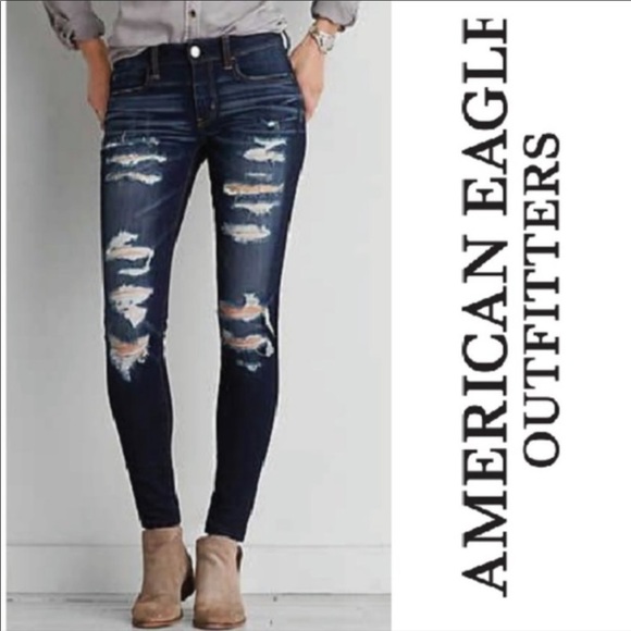 American Eagle Outfitters Denim - american eagle 360 next level stretch dark jeans